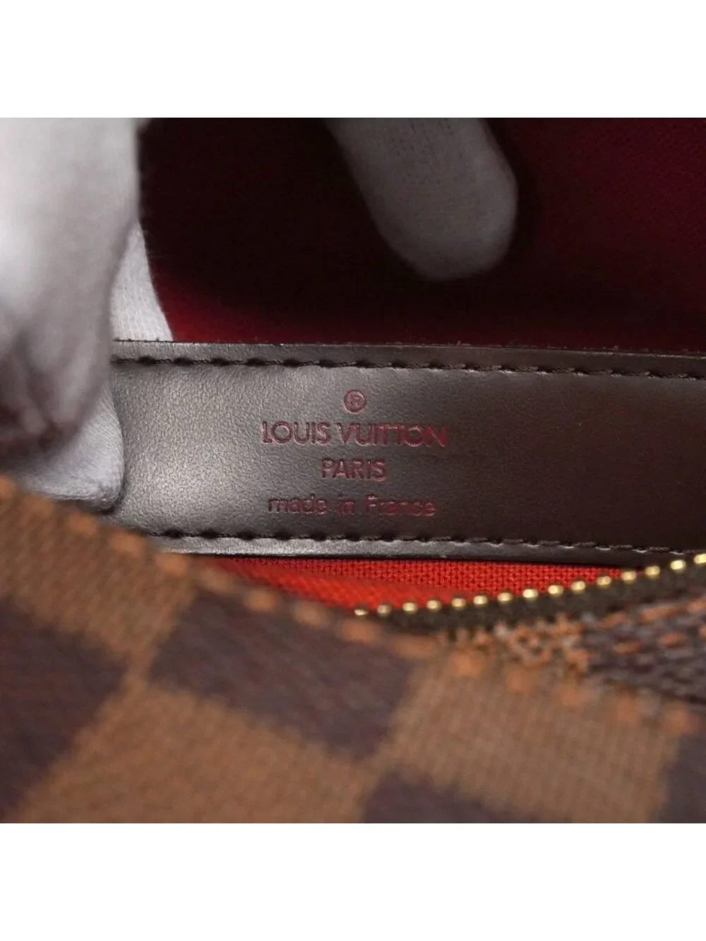 Louis Vuitton Shoulder Bag Damier Naviglio Ebene